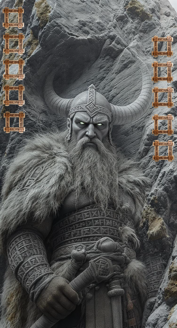 Viking (10 Stems) scrapbook template preview