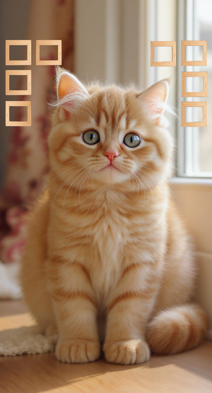 British Shorthair (8 Stems)  scrapbook template preview