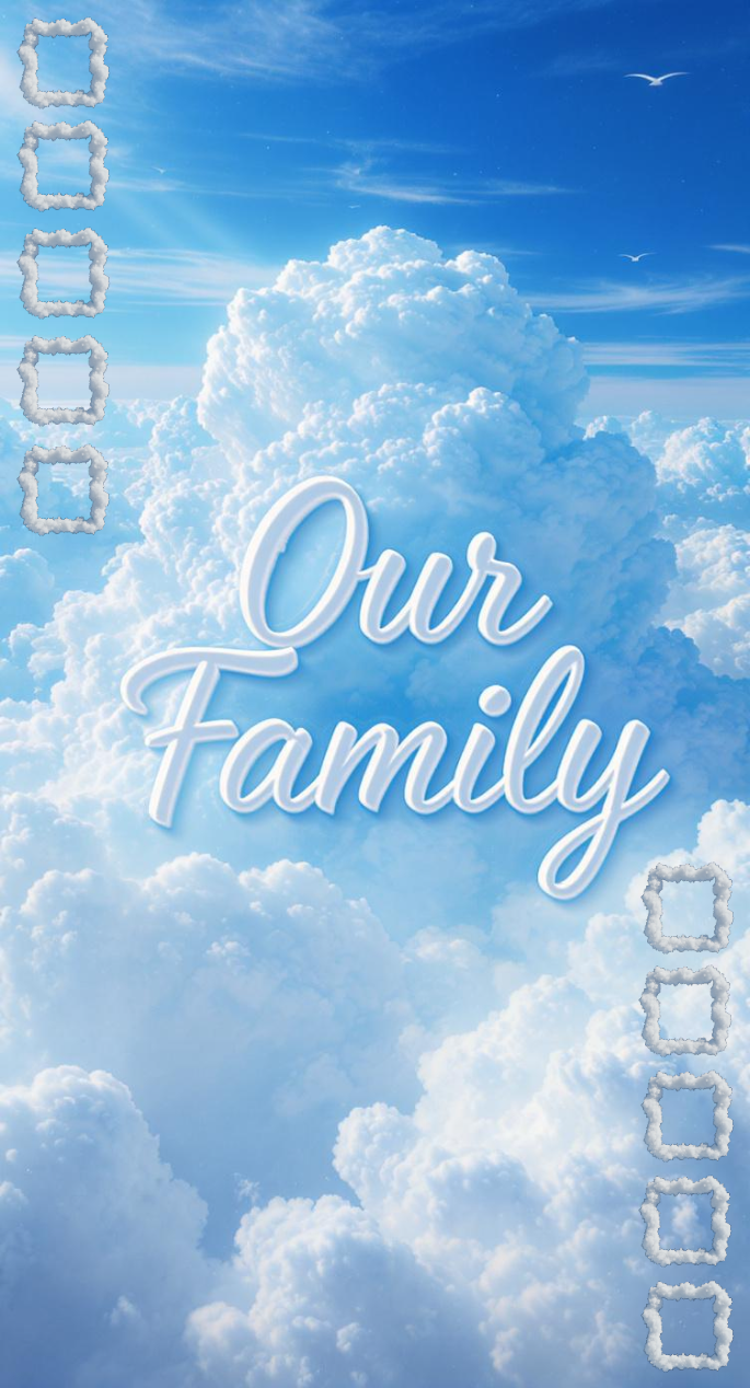 Our Family (10 Stems) scrapbook template preview
