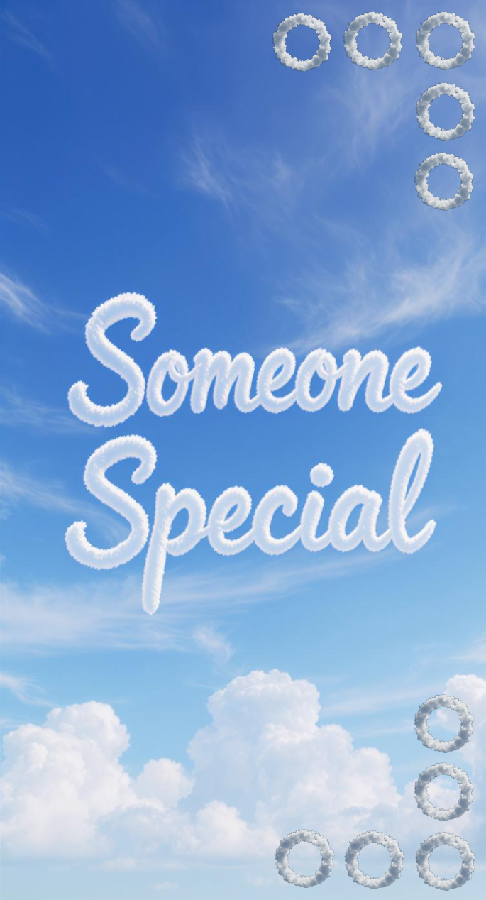 Someone Special (10 Stems) scrapbook template preview